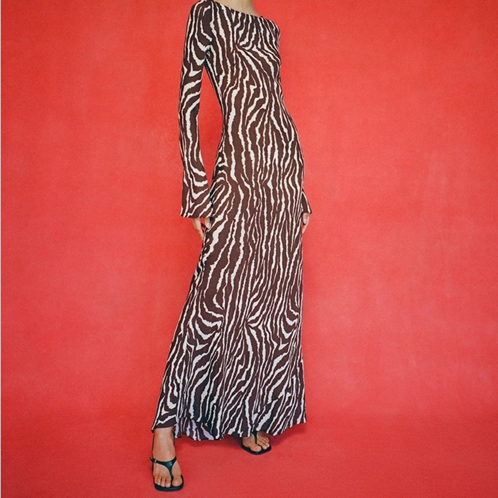 The Gia Dress by Realisation Par in Animal Print